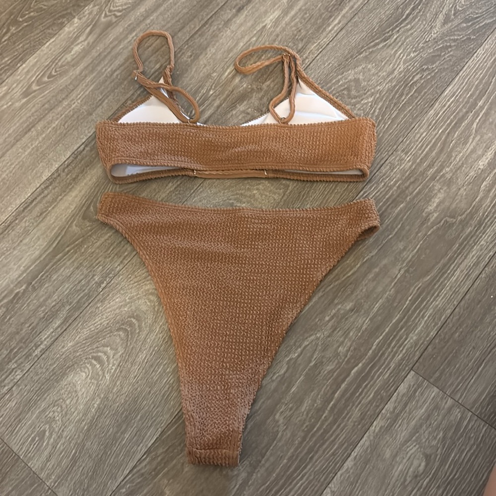 Rust Knit Bikini Set - Picture 4 of 4